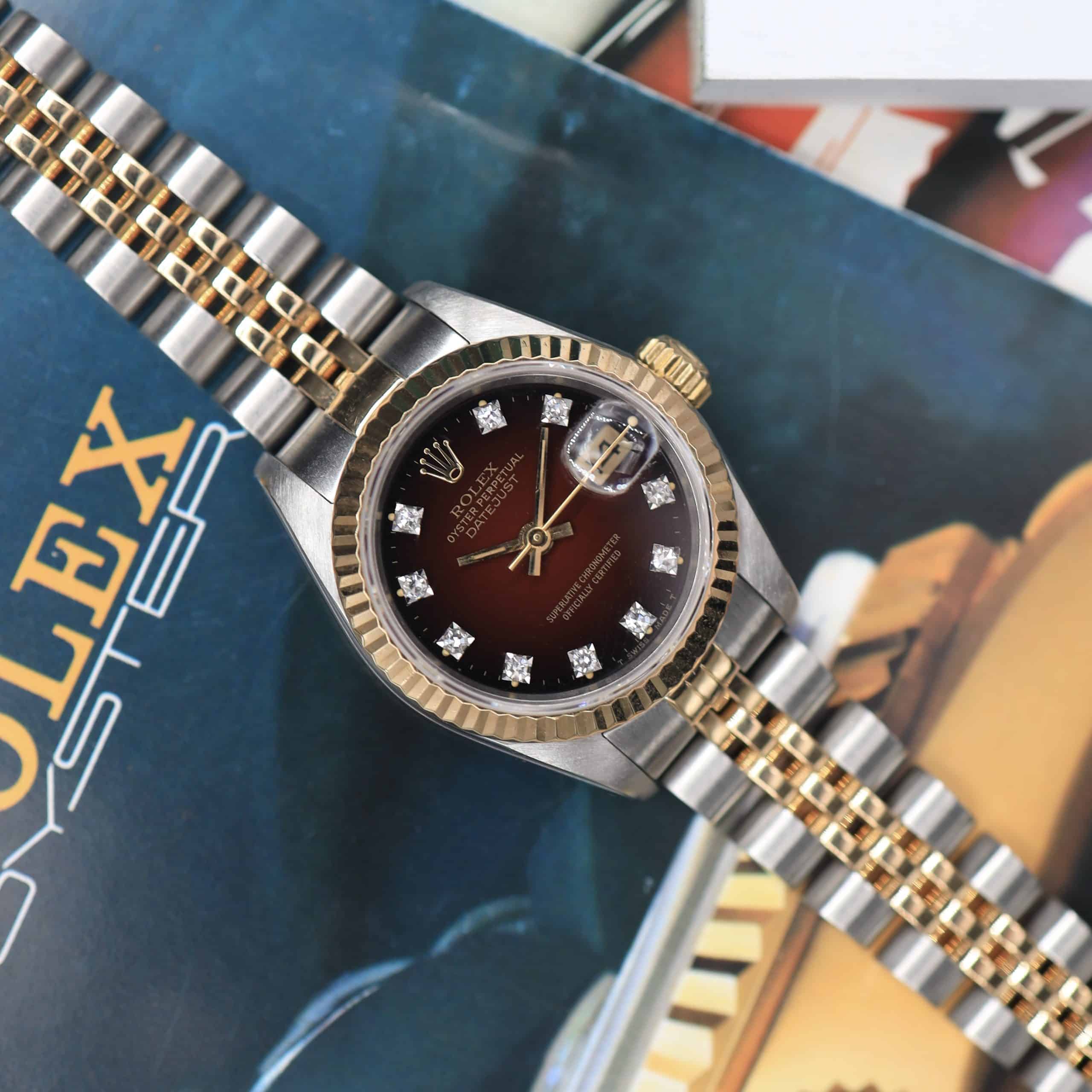 Rolex Lady-DateJust ref. 69173 (incl. Rolex papieren 1988)