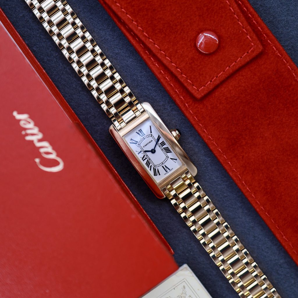 Cartier Tank Américaine ref. 2482 (incl. Cartier papieren 2004)