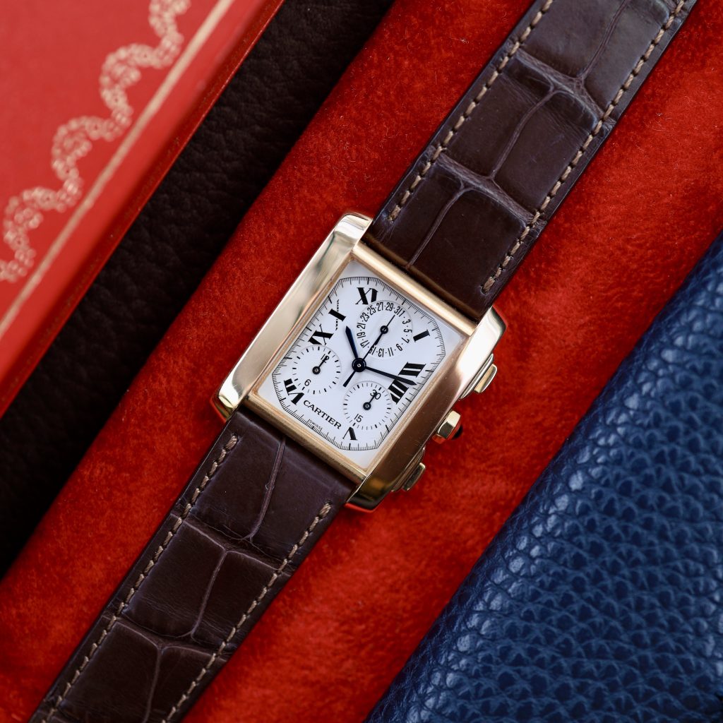 Cartier Tank Francaise Chronoflex ref. 1830