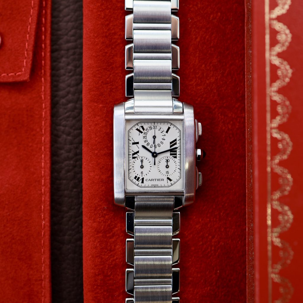 Cartier Tank Francaise Chronoflex ref. 2303 (D+P 2003)