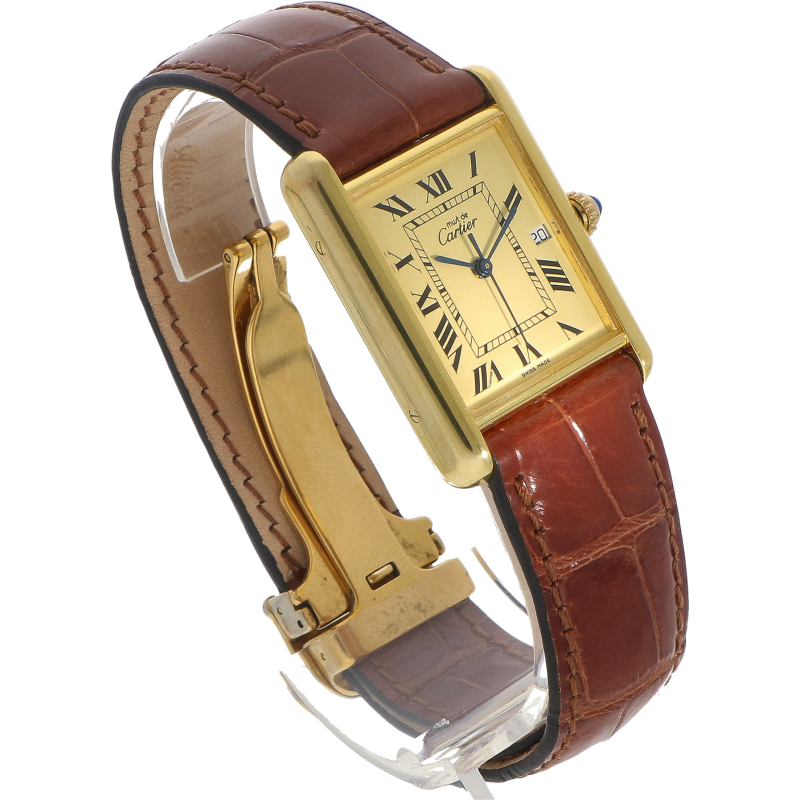 Cartier Tank Must 2413 folding clasp_12