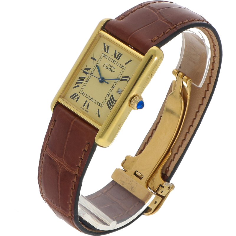 Cartier Tank Must 2413 folding clasp_13