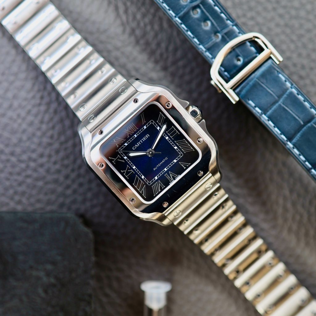 Cartier Santos 'Medium' (incl. Cartier papieren 2024)