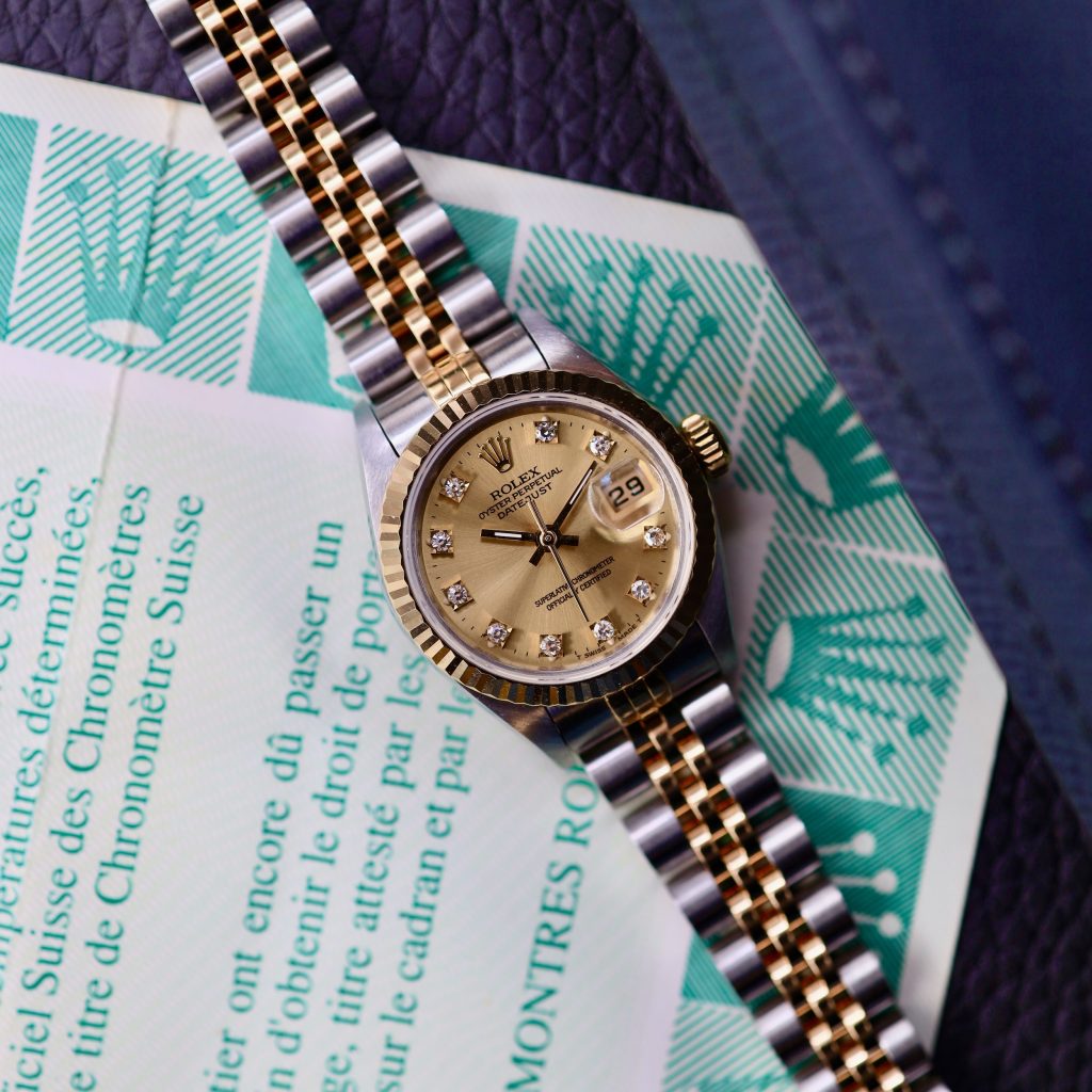 Rolex Lady-DateJust ref. 69173 (incl. Rolex papieren 1993)