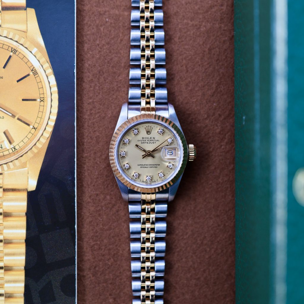 Rolex Lady-DateJust ref. 69173 (incl. Rolex papieren 1991)
