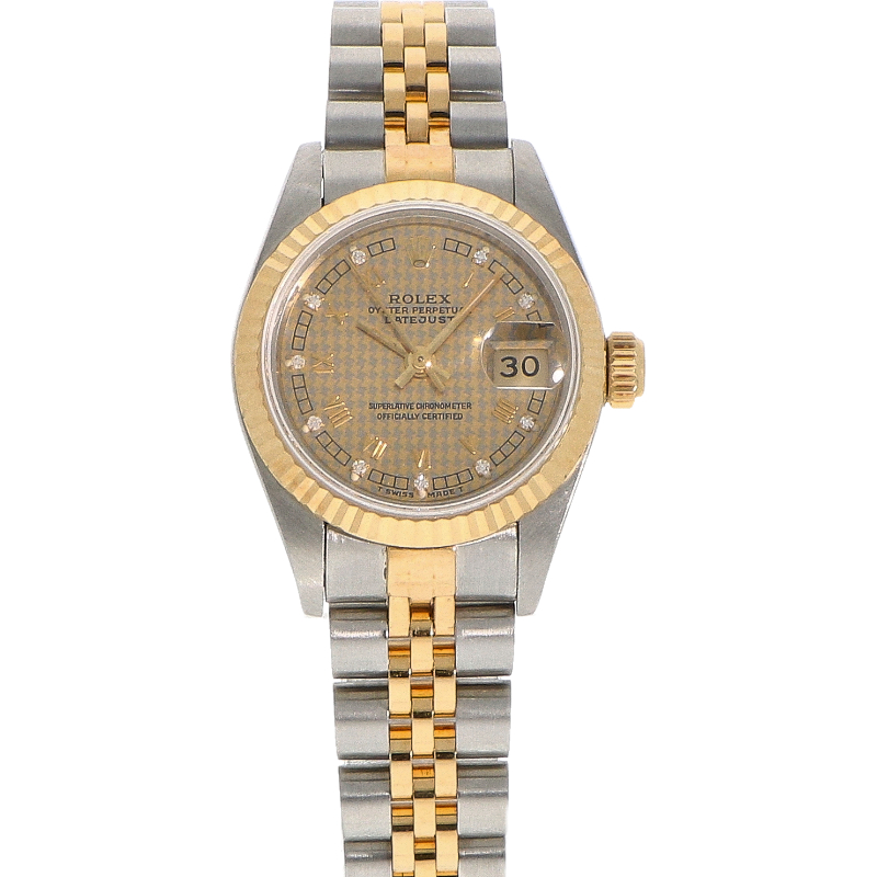 Rolex DateJust 69173 'Houndstooth'_1
