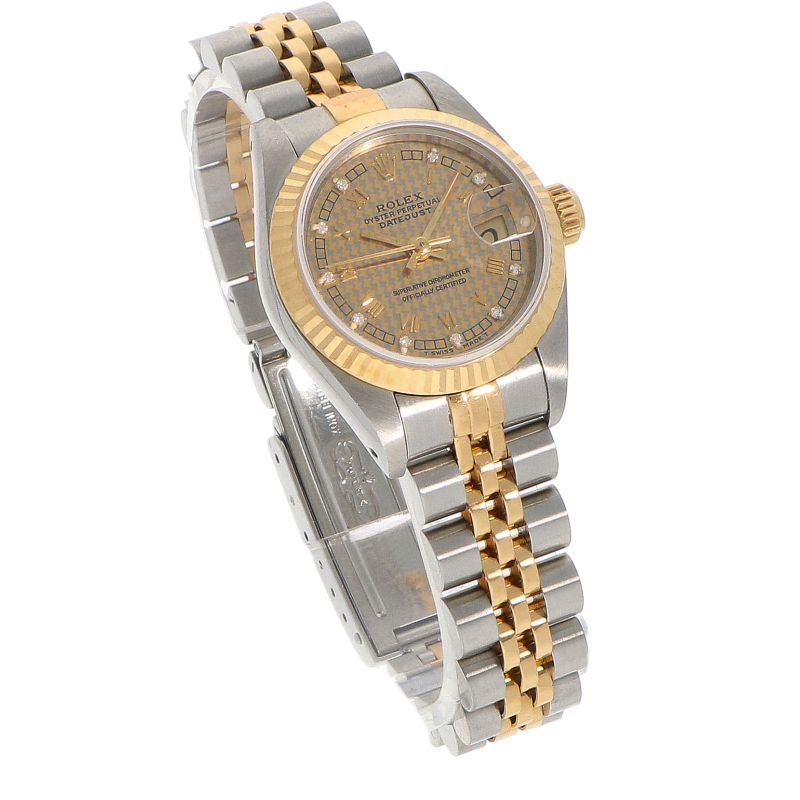 Rolex DateJust 69173 'Houndstooth'_2