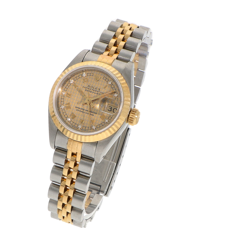 Rolex DateJust 69173 'Houndstooth'_3