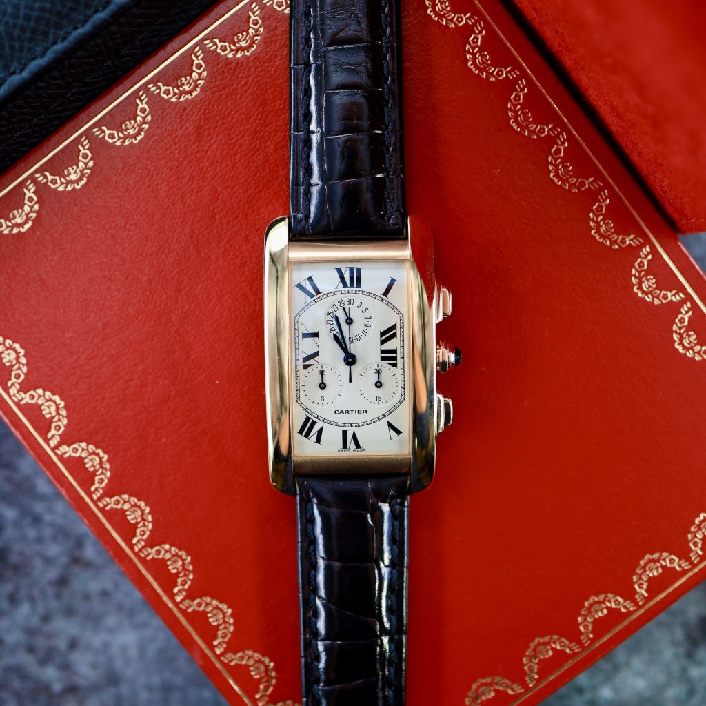 Cartier Tank Américaine Chronoflex ref. 1730