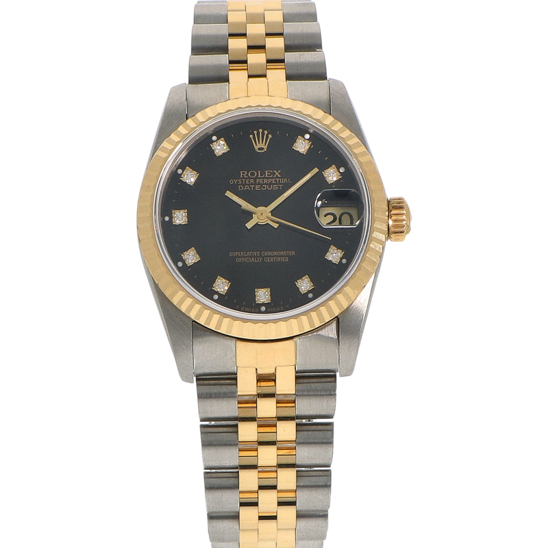 Rolex DateJust 68273 diamonds_5