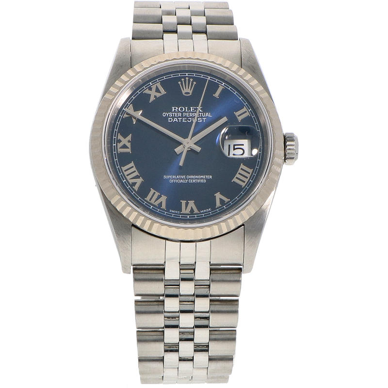 Rolex DateJust ref. 16234 Blue Roman_1