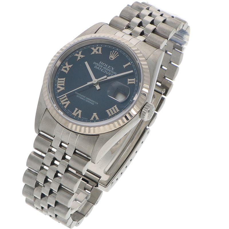 Rolex DateJust ref. 16234 Blue Roman_3