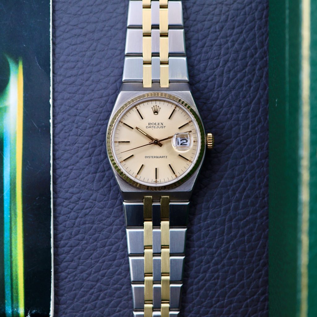 Rolex DateJust OysterQuartz ref. 17013 (incl. Rolex papieren 1982)