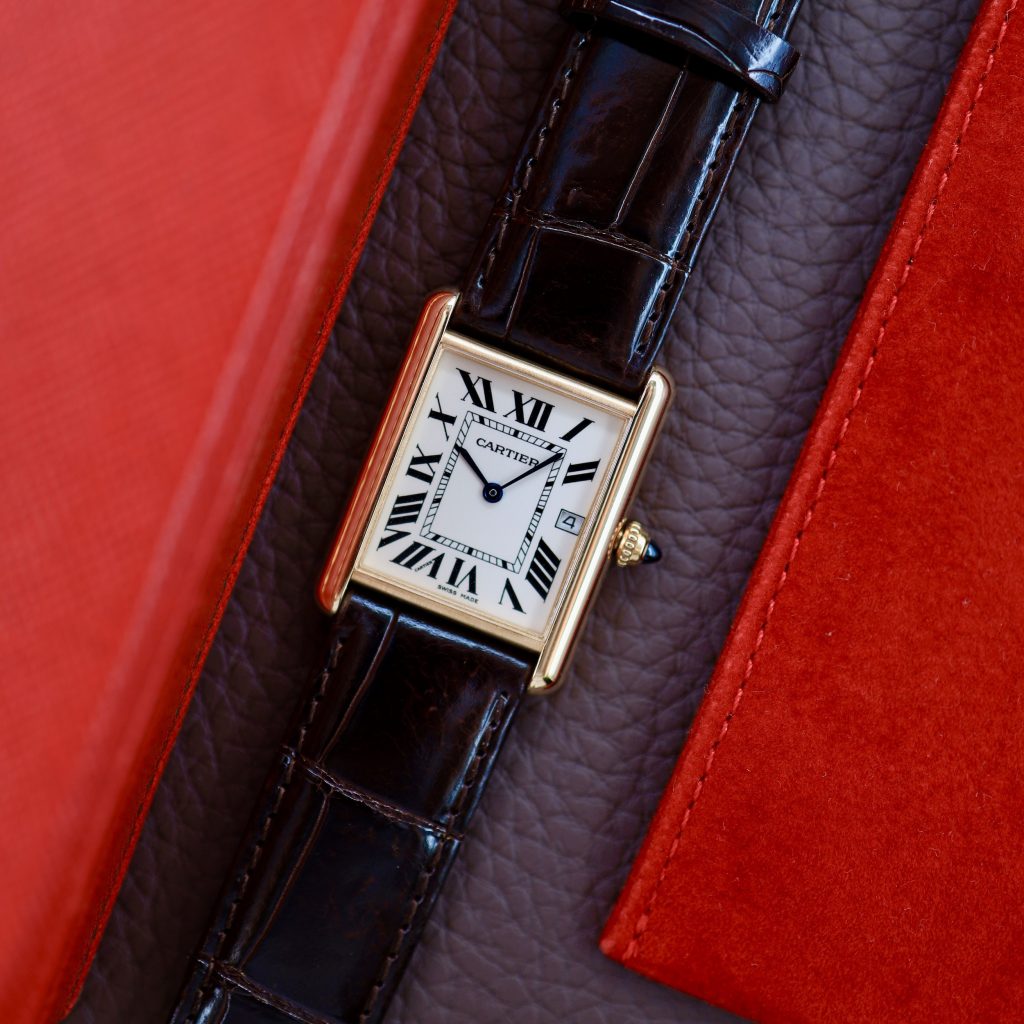 Cartier Tank Louis Date ref. 2441 (incl. Cartier papieren 2019)