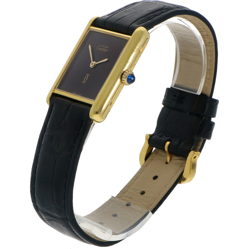 Cartier Tank Must Burgundy_3