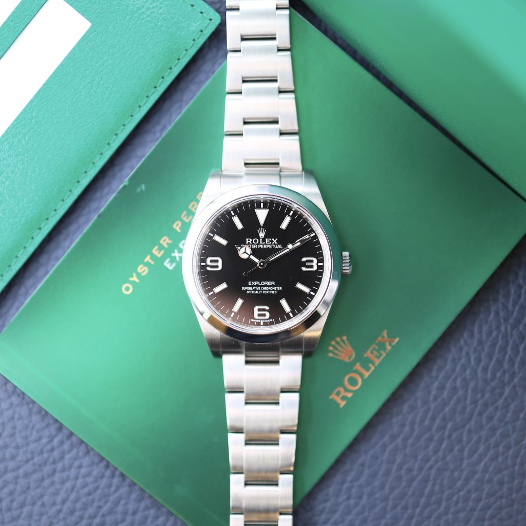 Rolex Explorer 39 ref. 214270 (D+P 2016)
