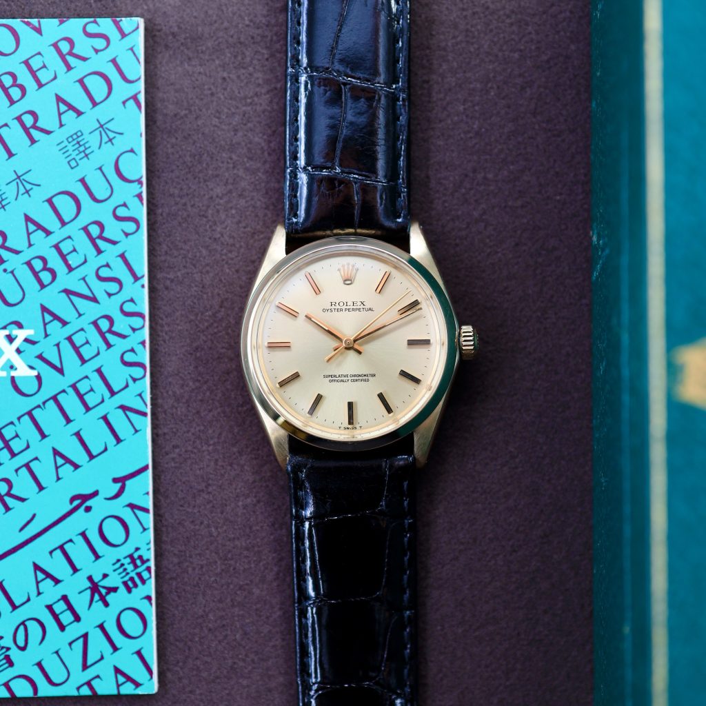Rolex Oyster Perpetual ref. 1002 (incl. Rolex papieren 1979)