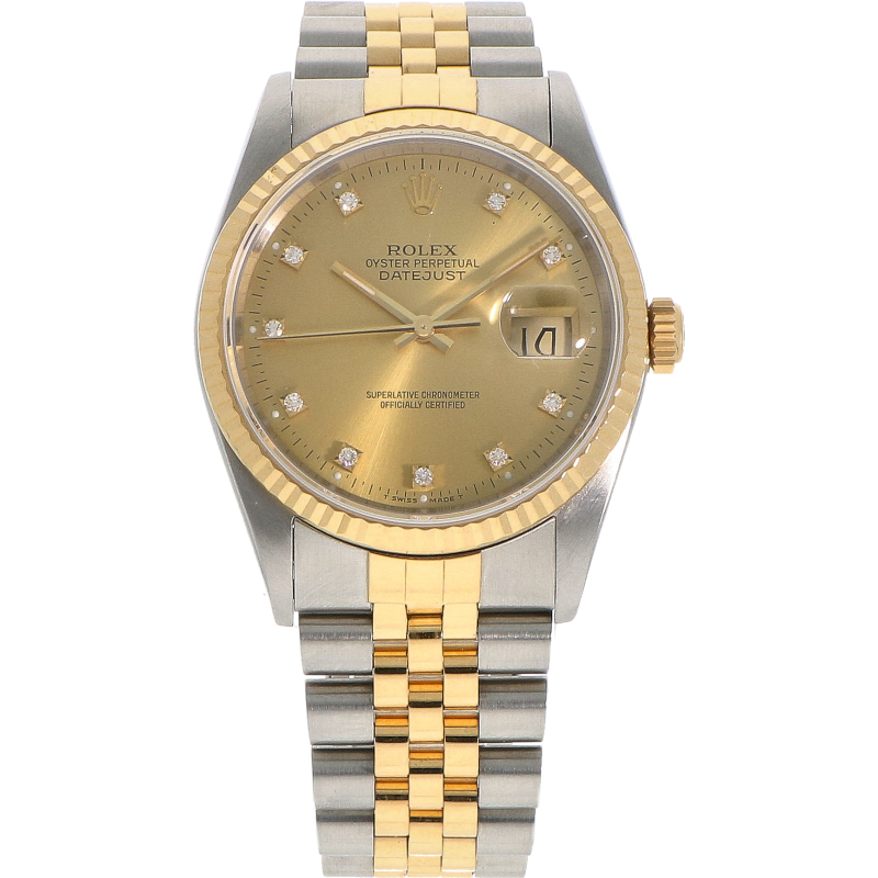 Rolex DateJust ref. 16233 Diamonds_1