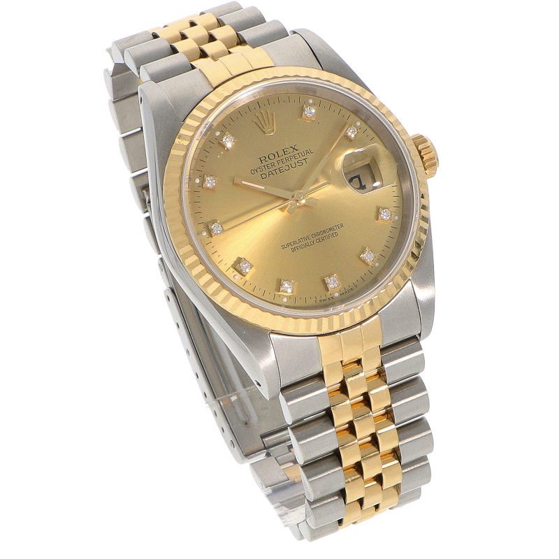 Rolex DateJust ref. 16233 Diamonds_2