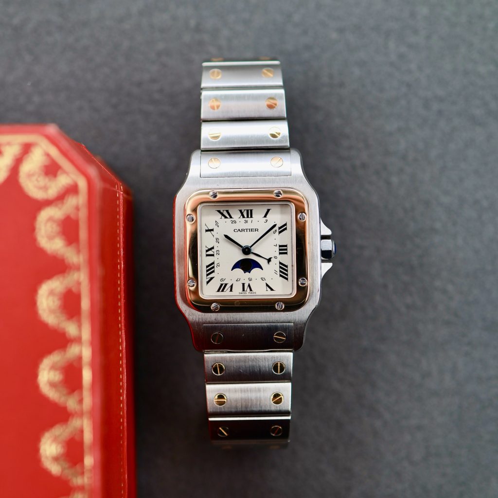 Cartier Santos Galbée Moonphase